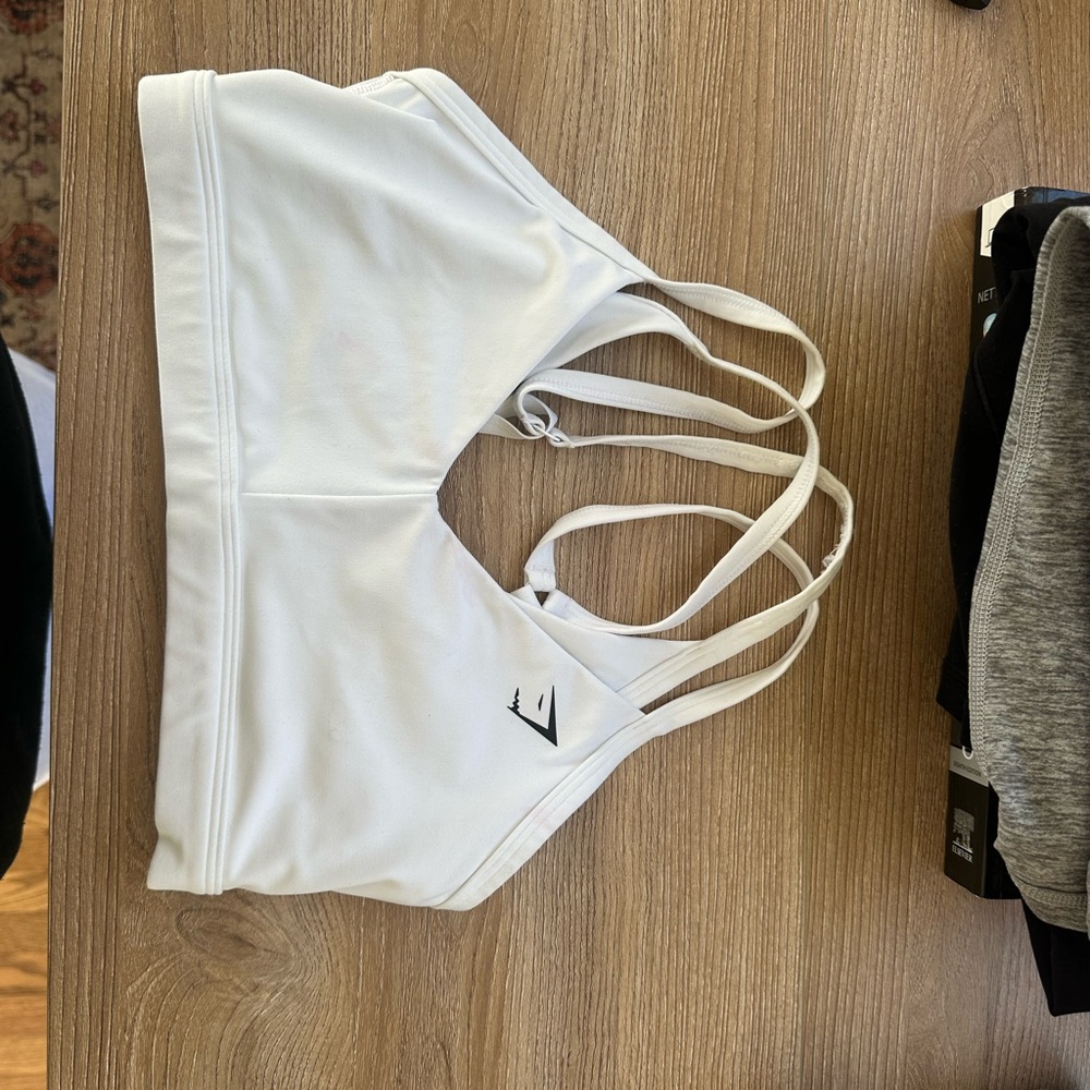 Gymshark White Sports Bra